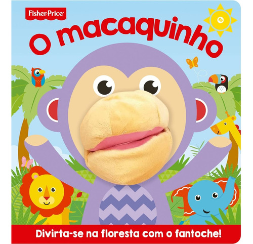 Livro Fantoche - Fisher-price - O Macaquinho