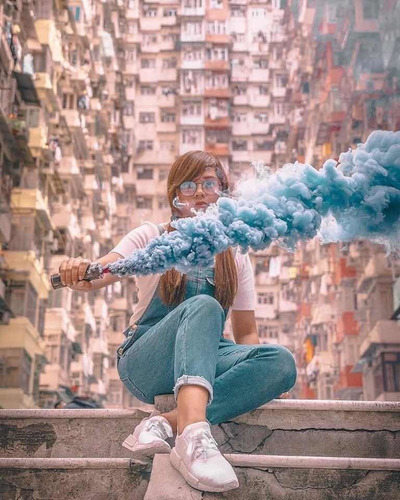 Imagen 5 de 10 de 20 Bombas Humo, Múltiples Colores, Gender Reveal Niño O Niña