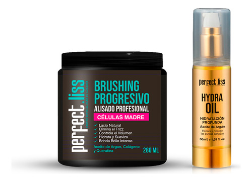 Alisado Celulas Madre Perfect.liss + Aceite De Argan