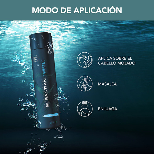 Kit Shampoo Acondicionador Cabello Rizado Sebastian Twisted