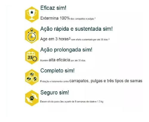 Antipulgas Simparic 20mg 5 A 10kg - 3 Comprimidos - Marron Marrom