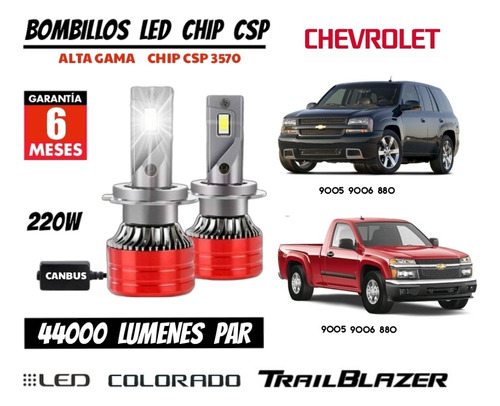 Bombillo Led Chip Csp 44 Mil Lumenes Chevrolet  Trailblazer 