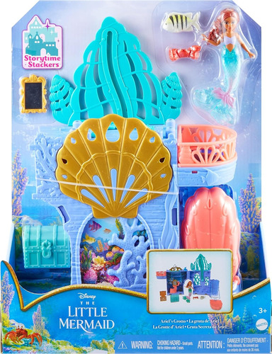 La Sirenita The Little Mermaid Juego + Muñeca Y 10 Accesorio