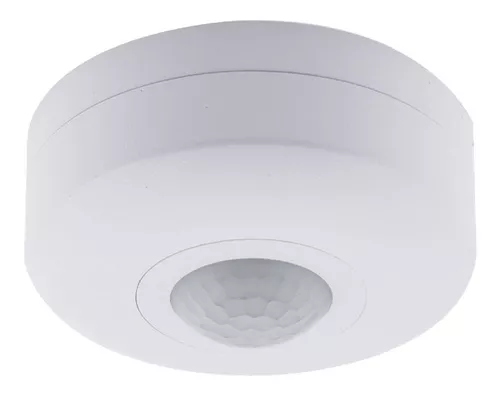 SENSOR DE PRESENÇA 360º REDONDO BRANCO DE SOBREPOR 6M AUTOVOLT