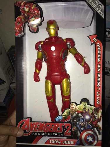 Ironman 38 Cm Avengers Spiderman Capitán America Hulk