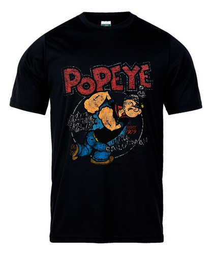 Remera De Algodón Yorkstone Popeye El Marino Talles Grandes