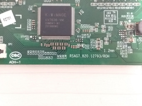 Tarjeta T-com Para Pantalla Hisense 58a6gr (Usado)