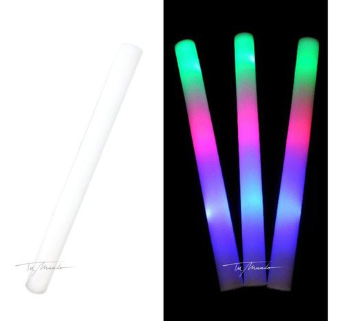 Tubo Espuma Led Cotillón  30 Unidades Envío Xxx Gratis