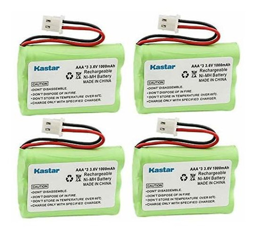 Kastar 4-pack Battery Replacement For Motorola Baby Monitor 