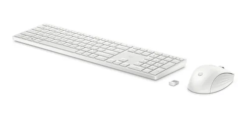Teclado y mouse inalambrico blanco hp new arrivals
