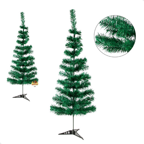 Árvore De Natal Verde Decoração 120cm Com 110 Galhos