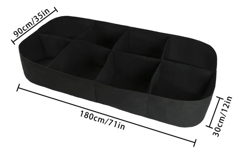 Macizo De Tela Para Plantas De Jardín, Contenedor Rectangula