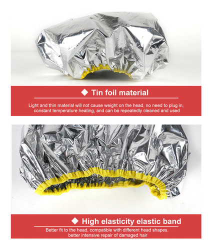 Gorra Reutilizable De Aluminio Para Acondicionar Y Colorear