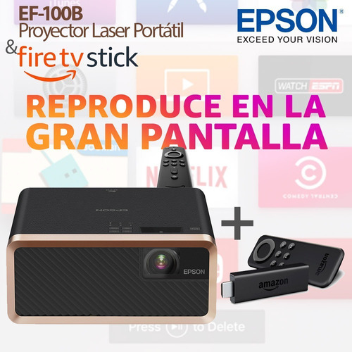 Proyector Laser Portable Epson Ef-100b