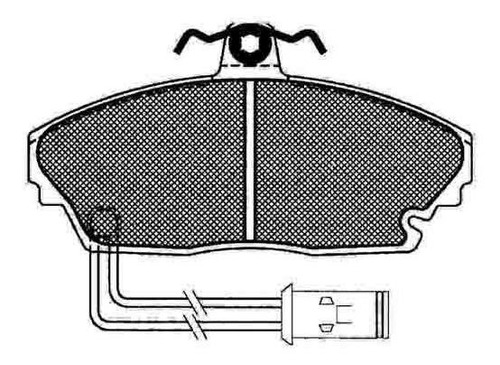 Pastilla De Freno Tata Pick Up 90/94 Delantera