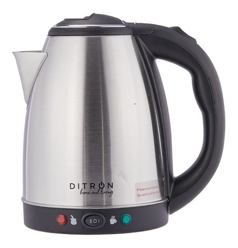 Pava Eléctrica Ditron Acero Inoxidable Corte Mate 1.8l Full