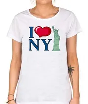 Comprar Remera De Mujer Frase I Love New York Yo Amo New York