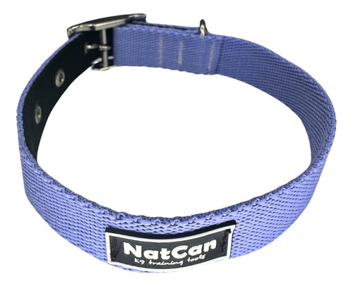 Collar Para Perros Natcan Tipo Hamilton Hebilla Reforzada Color Lavanda Tamaño Del Collar Xl