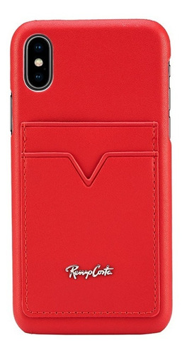 Case Renzo Costa iPhone XS Pcel Lau-18 Lc08 Leather Red