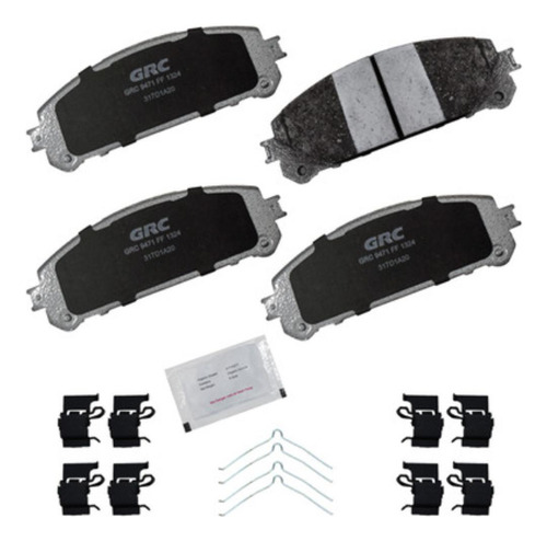Balatas Premium Delanteras Para Toyota Sienna 2015 Grc Prime