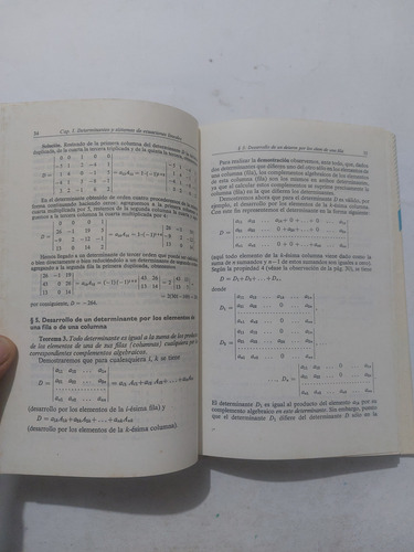 Libro Mir Algebra Lineal Y Sus Aplicaciones Golovina (Usado)