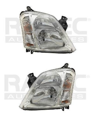 Par Juego Faros Chevrolet Meriva 2007 - 2008 Depo Qwe