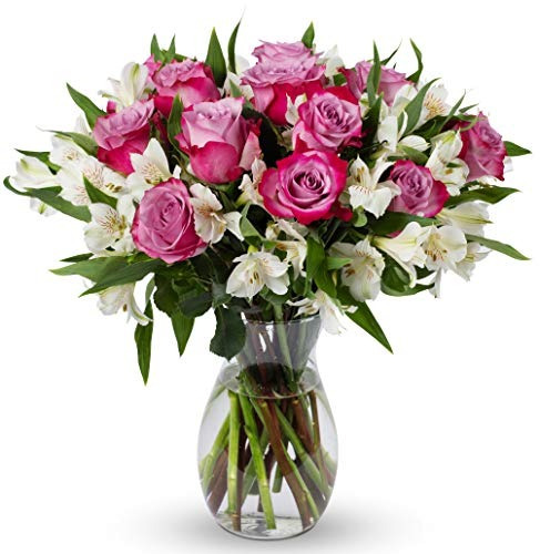 Ramos De Referencia Delightful Roses And Alstroemeria, Con