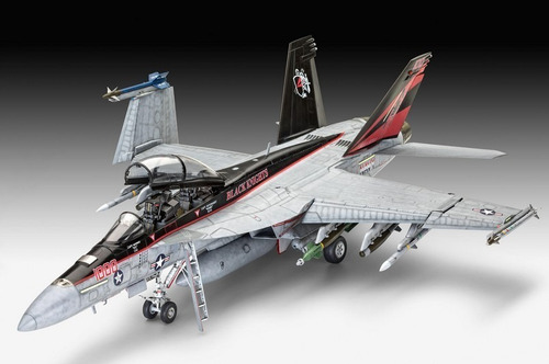 Revell Avion F/a-18f Super Hornet Twinseater 1/32 Arma Pinta