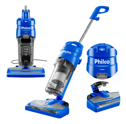 Aspirador de Pó Vertical e Portátil de Mão Philco Power Clean 200...
