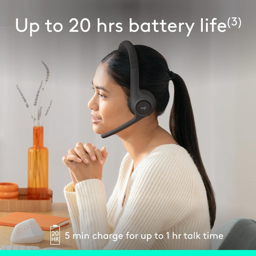 Auriculares Inalámbricos Bluetooth Logitech Zone 301 Con
