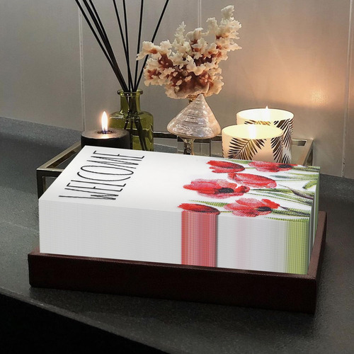 Servilletas De Papel De 200 Flores, Servilletas De Papel De