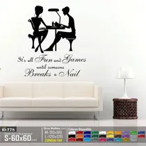 Comprar Vinilos Decorativos Salon Para Uñas Negocio 2