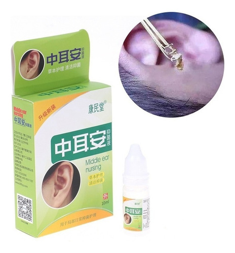 Líquido For Oídos Lazhu 10ml For Tinnitus Sordera Dolor