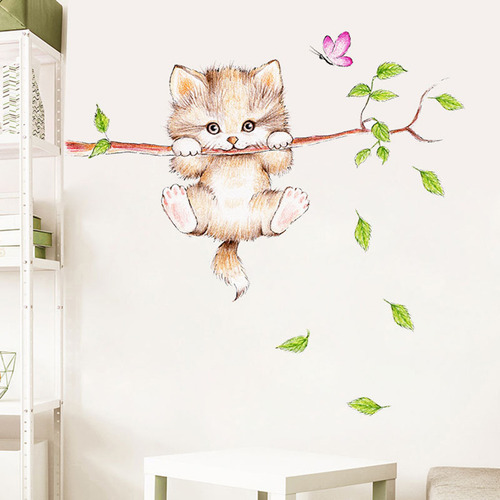 Adhesivo De Pared De Primavera Para Dormitorio, Estudio, Fon