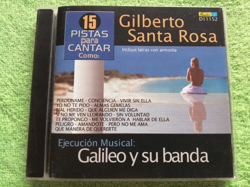 Eam Cd 15 Pistas Para Cantar Como Gilberto Santa Rosa 2002 