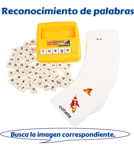 Juego Ortografía Bohs 60 Tarjetas Flash, Español, Preescolar