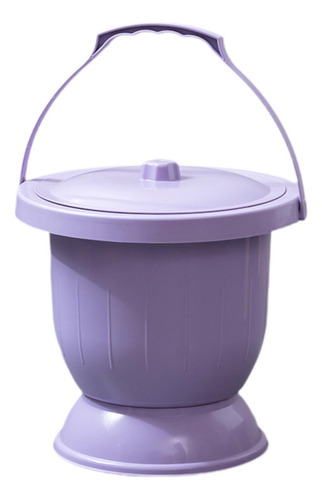 Olla De Orina De Olla De Cámara Con Cubo De Morado L