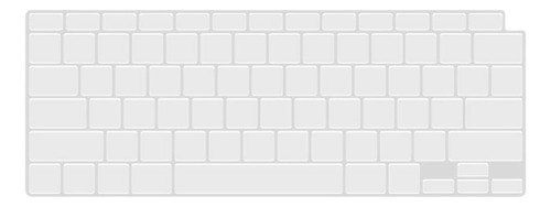 Protetor Teclado Para Macbook Air 13 M1 A2337 - Transparente