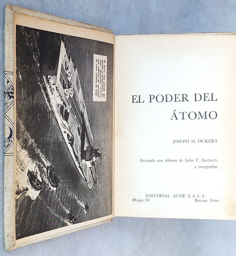 El Poder Del Átomo Joseph Dukert Energía Atómica /n Acme - H (Usado)