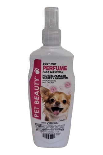 Perfume Para Perros  Pet Beuty (body Mist)  250 Ml