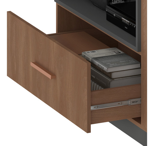 Mueble Para Tv 85 Pulgadas Everest R780 Acabado Manchester