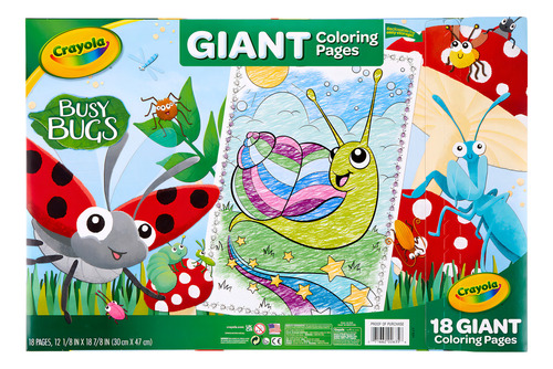 Cryola Desenhos De Colorir 18 Páginas Gigantes Insetos