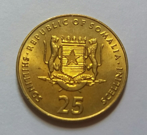 Moneda De Colección - Somalia 25 Schillings Año 2001