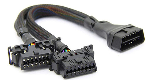 . Cable De Extensión Obd2 Macho A Doble Hembra Uno Divide