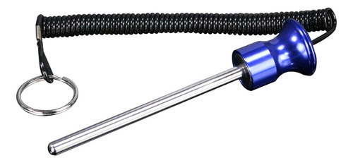 4 Pila De Pesas Magnética Pin Selector De 8x125mm Azul