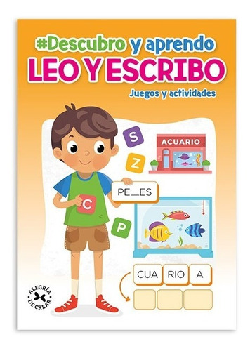 Libro Didáctico Infantil Descubro Y Aprendo Leo Y Escribo-ae