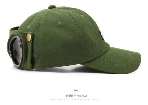 Nuevo Gorra De Béisbol Con Gafas Y Gorra De Piloto
