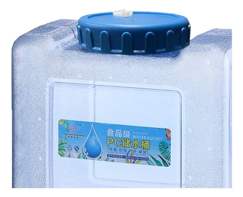 Botella De Almacenamiento De Agua Grande Cuadrada 5l