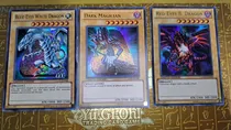 Comprar Yugioh Blue Eyes White Dragon+dark Magician+red Eyes B Lc01