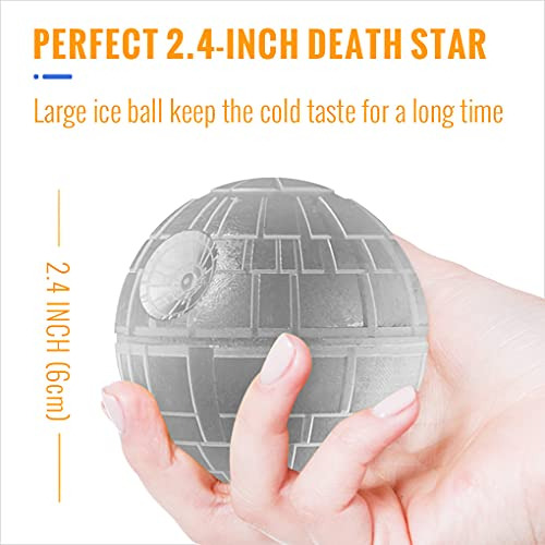 Molde Para Cubitos De Hielo Nicity Death Star De Silicona Pa